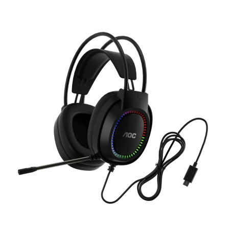 Навушники AOC ACG2500BK RGB Black (ACG2500BK/00)