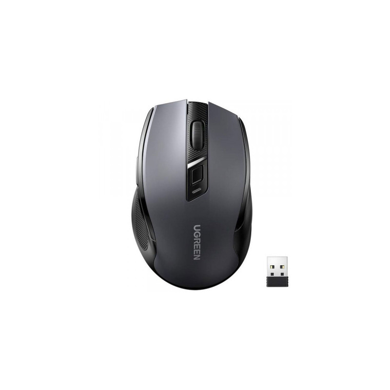 Мишка Ugreen MU006 Ergonomic Wireless Gray/Black (15063)