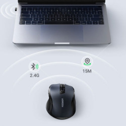 Мишка Ugreen MU006 Ergonomic Wireless Gray/Black (15063)