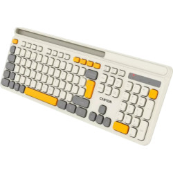 Клавіатура Canyon HKB-W03 Wireless UA Beige (CNS-HKBW03BG)