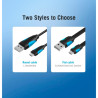 Дата кабель USB 2.0 AM to Micro 5P 0.5m Black Vention (VAS-A08-B050)