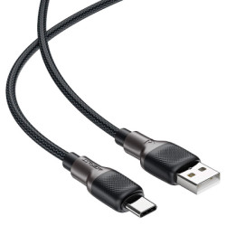 Дата кабель USB 2.0 AM to USB-C 1.2m 3.0A silicone braid Acefast (6974316283126)