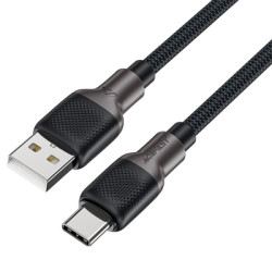 Дата кабель USB 2.0 AM to USB-C 1.2m 3.0A silicone braid Acefast (6974316283126)