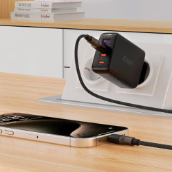 Дата кабель USB 2.0 AM to USB-C 1.2m 3.0A silicone braid Acefast (6974316283126)