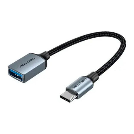 Перехідник USB 3.0 Type-C to USB AF (OTG) 0.15m Aluminum Alloy Vention (CCXHB)
