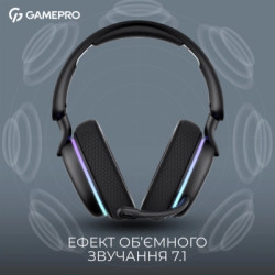 Навушники GamePro Asgard Bragi 7.1 RGB Tri-Mod Black (HSW250B)
