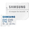 Карта пам'яті Samsung 512 GB microSDXC Class 10 UHS-I U3 V30 A2 EVO Plus+SD Adapte (MB-MC512SA/EU)