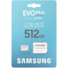 Карта пам'яті Samsung 512 GB microSDXC Class 10 UHS-I U3 V30 A2 EVO Plus+SD Adapte (MB-MC512SA/EU)