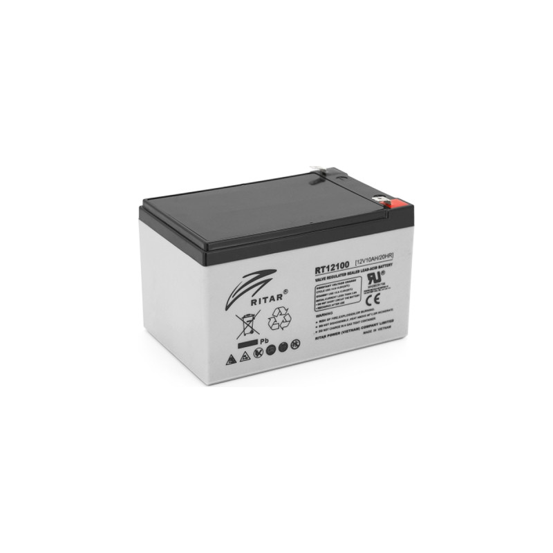 Батарея до ДБЖ Ritar AGM RT12100, 12V-10Ah (RT12100)