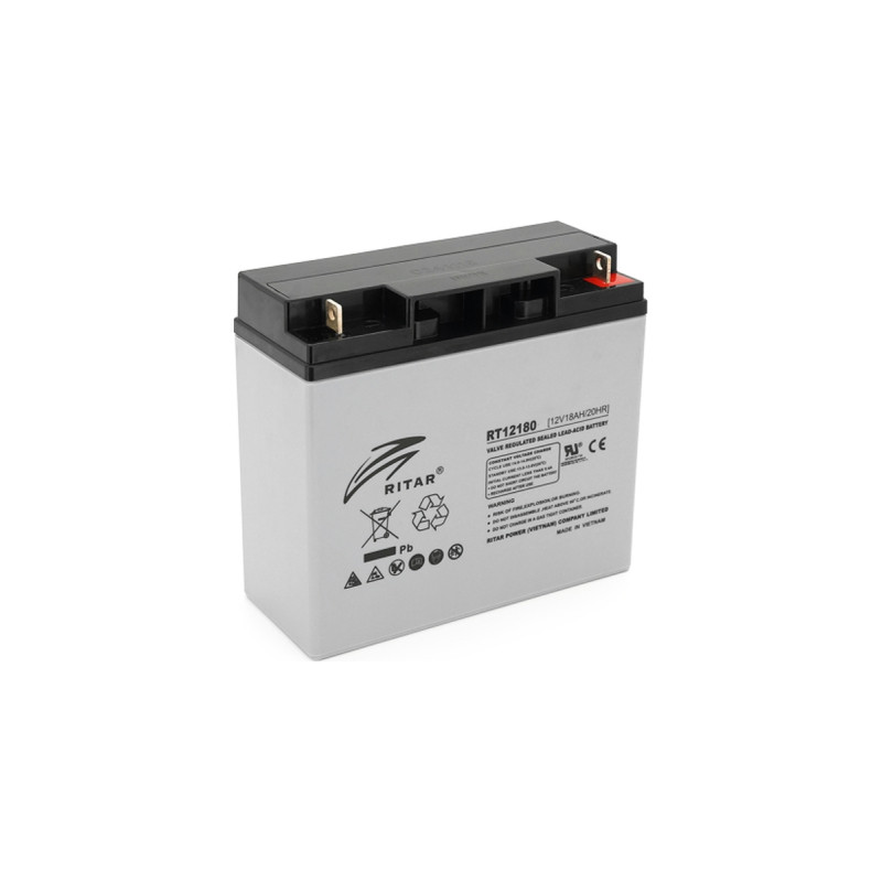 Батарея до ДБЖ Ritar RT12180GL5, 12V 18.0Ah (RT12180GL5)