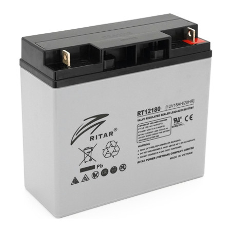 Батарея до ДБЖ Ritar RT12180GL5, 12V 18.0Ah (RT12180GL5)