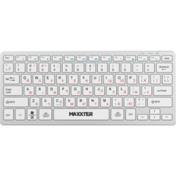Клавіатура Maxxter KBW-C01S-UA Wireless UA White (KBW-C01S-UA)