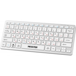Клавіатура Maxxter KBW-C01S-UA Wireless UA White (KBW-C01S-UA)