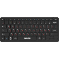 Клавіатура Maxxter KBW-C01B-UA Wireless UA Black (KBW-C01B-UA)