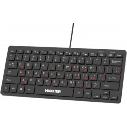 Клавіатура Maxxter KBM-C01B-UA USB UA Black (KBM-C01B-UA)