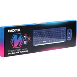 Комплект Maxxter KMS-WCM-01BL-UA Wireless UA Blue (KMS-WCM-01BL-UA)
