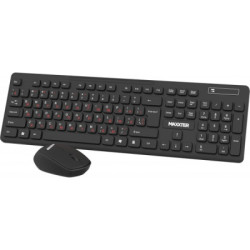 Комплект Maxxter KMS-WCM-02B-UA Wireless UA Black (KMS-WCM-02B-UA)