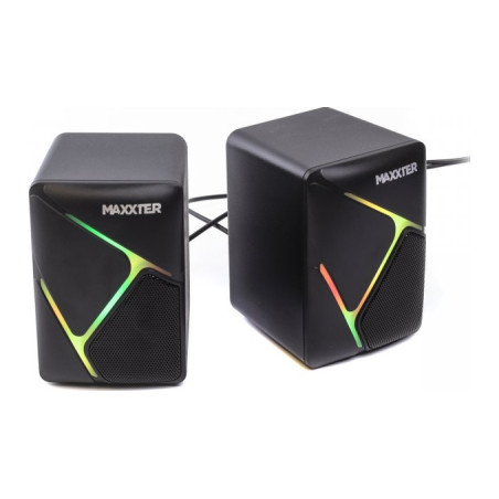 Акустична система Maxxter CSP-U004RGB USB Black (CSP-U004RGB)