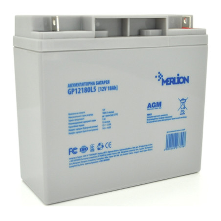 Батарея до ДБЖ Merlion 12V-18Ah (GP12180L5)