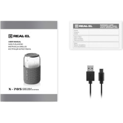 Акустична система REAL-EL X-705 Black (EL121600024)