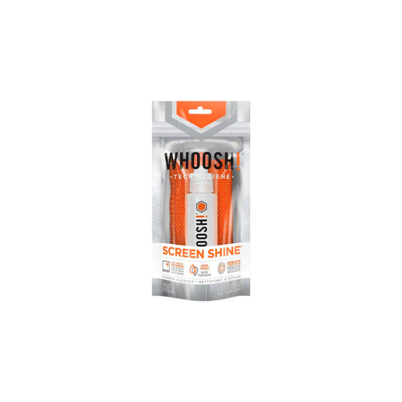Спрей для очищення Whoosh! Screen Shine GO 30ml, microfiber 14x14cm (1FG30ENFR)