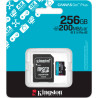 Карта пам'яті Kingston 256GB microSDXC сlass 10 UHS-I U3 V30 A2 Canvas Go Plus G4 (SDCG4/256GB)