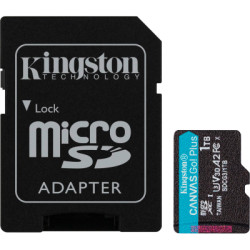 Карта пам'яті Kingston 1TB microSDXC сlass 10 UHS-I U3 V30 A2 Canvas Go Plus G4 (SDCG4/1TB)