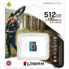 Карта пам'яті Kingston 512GB microSDXC сlass 10 UHS-I U3 V30 A2 Canvas Go Plus G4 (SDCG4/512GBSP)