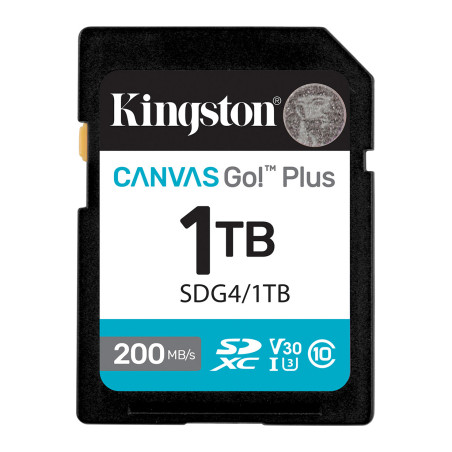Карта пам'яті Kingston 1TB SDXC сlass 10 UHS-I U3 V30 Canvas Go Plus G4 (SDG4/1TB)