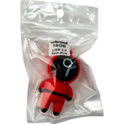 USB флеш накопичувач Wibrand 16GB Squid Game Red USB 2.0 (WI2.0/SG16R)