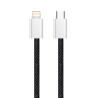 Дата кабель USB-C to Lightning 2.0m 27W PD FC black ColorWay (CW-CBPDCL068-BK)