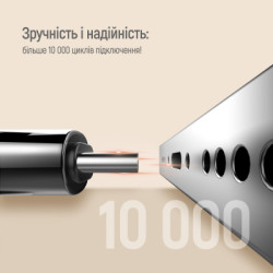 Дата кабель USB-C to USB-C 1.0m (PVC+Aluminum Alloy) (PD Fast Charging 240W) 5А black ColorWay (CW-CBPDCC069-BK)