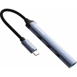 Концентратор ColorWay USB-C 4-in-1 USB-C2.0х3/USB3.0 (CW-HUB07)
