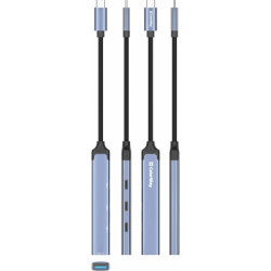 Концентратор ColorWay USB-C 4-in-1 USB-C2.0х3/USB3.0 (CW-HUB07)