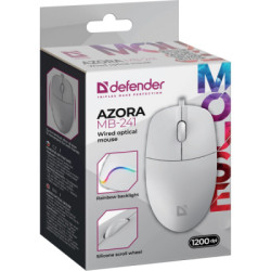 Мишка Defender Azora MB-241 LED USB White (52242)