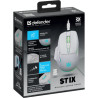 Мишка Defender Stix GM-009 LED Wireless White (52009)