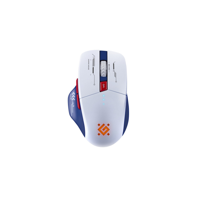Мишка Defender Tisa GM-126 LED Wireless/Bluetooth White/Blue (52126)
