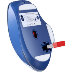 Мишка Defender Tisa GM-126 LED Wireless/Bluetooth White/Blue (52126)