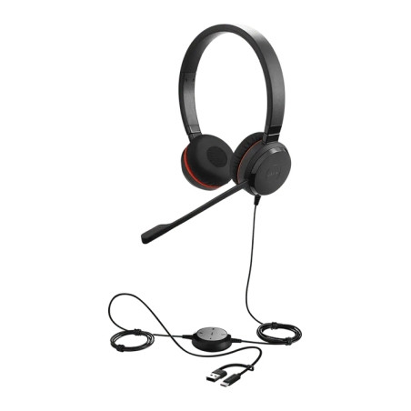 Навушники Jabra Evolve 30 II MS USB Type-C/Type-A Stereo Black (5399-823-369)