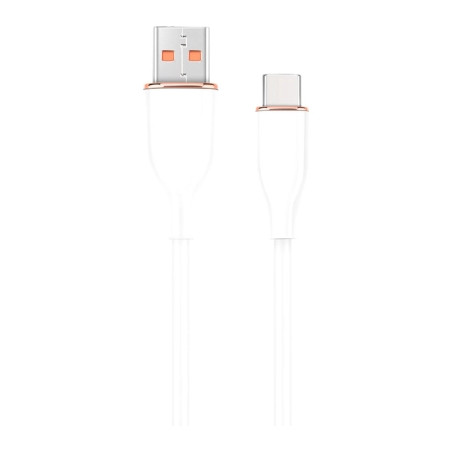 Дата кабель USB 2.0 AM to USB-C 1.5m 2.1A Cablexpert (CC-USB2S-AMCM-1.5M-W)