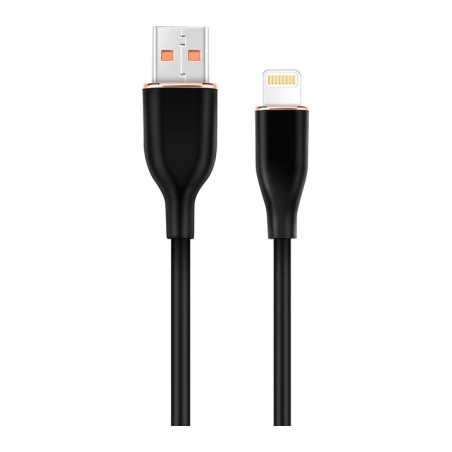 Дата кабель USB 2.0 AM to Lightning 1.5m 2.1A Cablexpert (CC-USB2S-AM8PM-1.5M-BK)