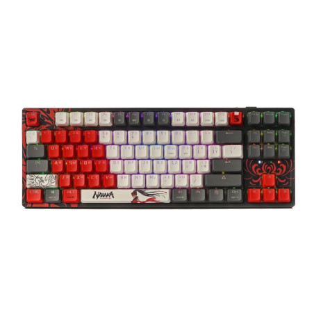 Клавіатура A4Tech Bloody WS87 Naraka Wireless/Bluetooth Black/Red (4711421001113)