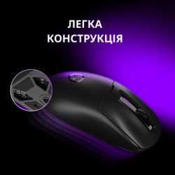 Мишка Lorgar MSA10W Wireless Gaming Black (LRG-MSA10W-BK)