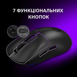 Мишка Lorgar MSA10W Wireless Gaming Black (LRG-MSA10W-BK)