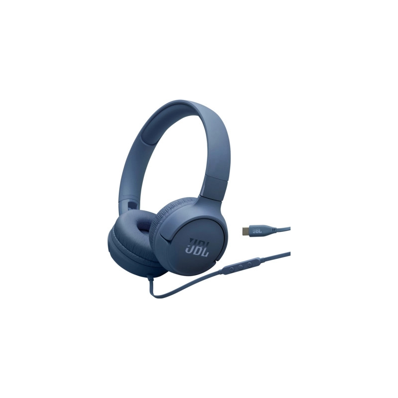Навушники JBL Tune 520C USB-C Blue (JBLT520CBLU)