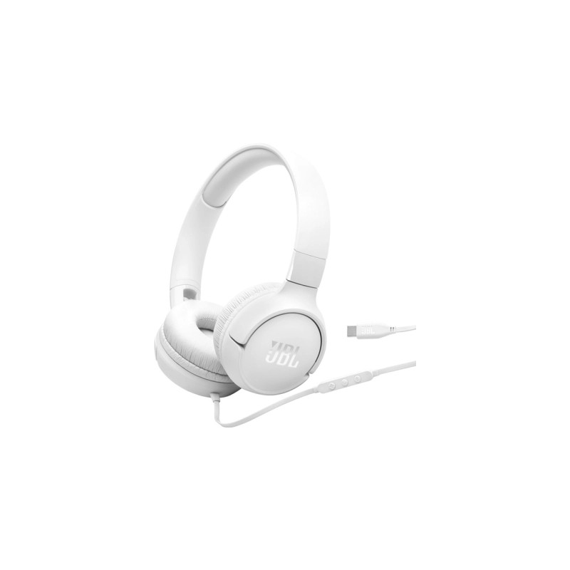 Навушники JBL Tune 520C USB-C White (JBLT520CWHT)