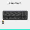 Клавіатура Logitech K250 Bluetooth UA Graphite (920-013822)