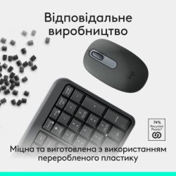 Комплект Logitech MK250 Bluetooth UA Graphite (920-013823)