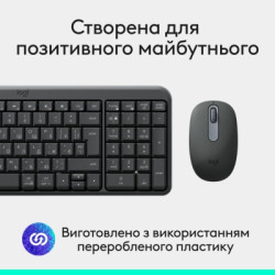 Комплект Logitech MK250 Bluetooth UA Graphite (920-013823)