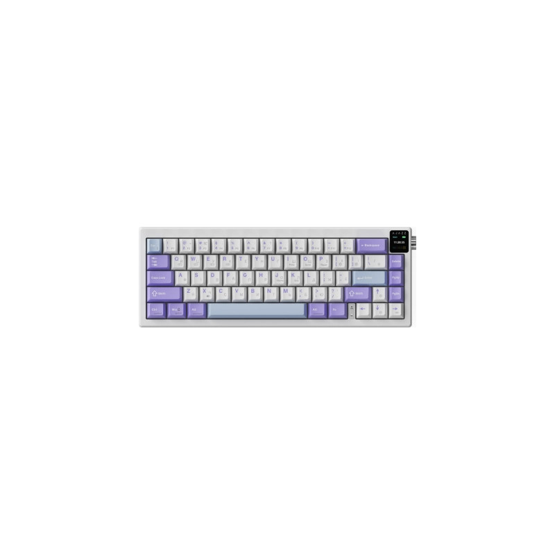 Клавіатура Ajazz AK650 Flying Fish Switch Purple RGB USB/Wireless/Bluetooth UA Purple (AK650-FF-PWB)